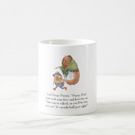 Vintag Zeichnend Gedicht Potato Kids Rhyton Niedli Kaffeetasse