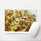 Vintag zeichnend Kaninchen Mousepad (Mit Mouse)