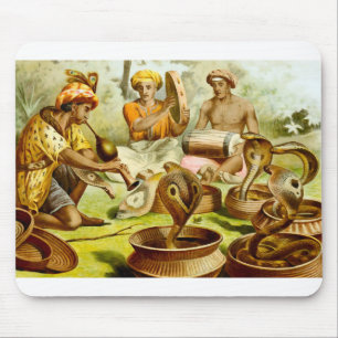 Vintag zeichnend Kaninchen Mousepad