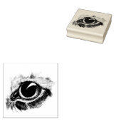 Vintag Zeichnend Katzen Augen Tierart Illustration Gummistempel (Stempel)