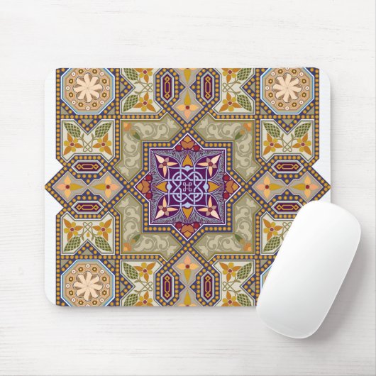 Vintag zeichnend Ornament Mousepad (Mit Mouse)
