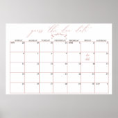 Vintag zeitlose Blumenschauer Poster (Vorne)