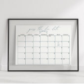 Vintag zeitlose Blumenschauer Poster