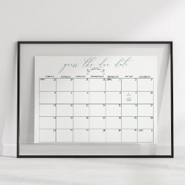 Vintag zeitlose Blumenschauer Poster