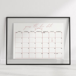 Vintag zeitlose Blumenschauer Poster