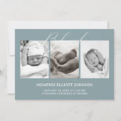 Vintag zeitlose Blumenschmuckankündigung Einladung (Vorderseite)