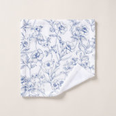 Vintag zeitlose Elegance Blumenmuster Badhandtuch Set (Waschlappen)