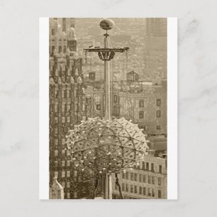 VINTAG-ZEITPLATZ POSTKARTE