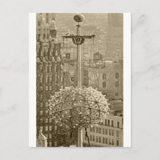 VINTAG-ZEITPLATZ POSTKARTE