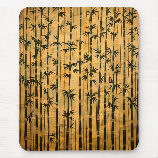 Vintag Zen Forest Bamboo Mousepad (Vorne)