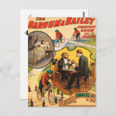 Vintag: Zirkus Barnum & Bailey - Postkarte (Vorne/Hinten)
