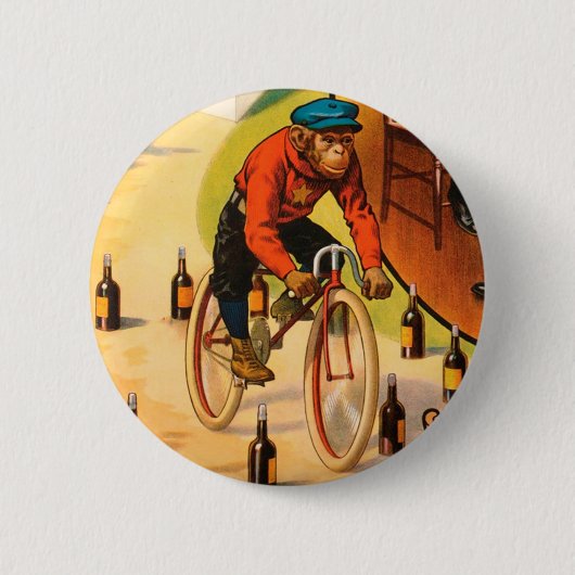 Vintag: Zirkus Barnum u. Bailey - Button (Vorderseite)