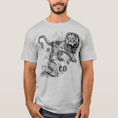 Vintag Zodiac Leo T-Shirt (Vorderseite)