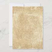 Vintag Zodiac Virgo Einladung (Rückseite)