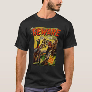 Vintag Zombie Movie Horror Poster Comic Film T-Shirt