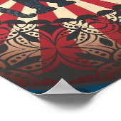 Vintag zu Circus Elephant Free Mandarin Poster (Ecke)