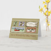 Vintag zu einem wunderbaren Geburtstag Karte (Gelbe Blume)