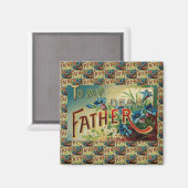 Vintag zu meinem lieben Vater Musterküche Magnet (Vorderseite/Rückseite)