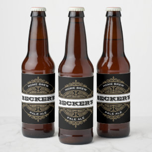 Vintag Zuhause Brew Bierflaschenetikett