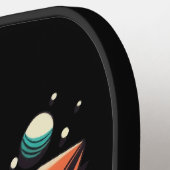 Vintag zum Mondraketenschiff Pickleball Schläger (Linke Seite)