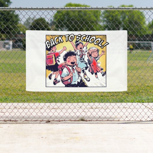 Vintag zurück zur Schule Banner (Insitu)