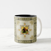 Vintag Zweifarbige Tasse (VorderseiteRechts)