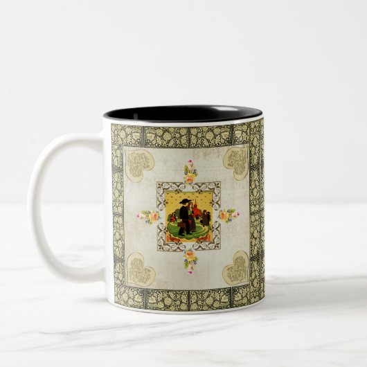 Vintag Zweifarbige Tasse (Links)