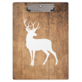 Vintaga Beauty Wood & Deer Klemmbrett (Vorderseite)