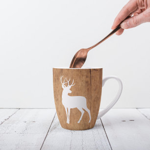 Vintaga Beauty Wood & Deer Milchtasse