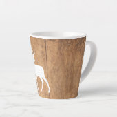 Vintaga Beauty Wood & Deer Milchtasse (Rechte Ecke)