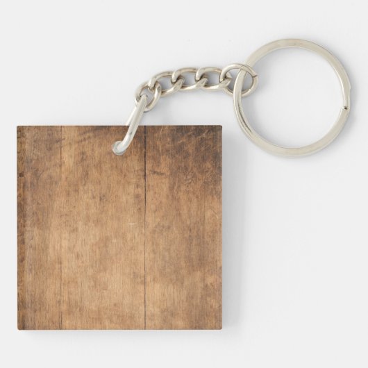 Vintaga Beauty Wood & Deer Schlüsselanhänger (Rückseite)