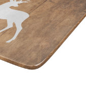 Vintaga Beauty Wood & Deer Schneidebrett (Ecke)