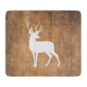 Vintaga Beauty Wood & Deer Schneidebrett (Vorderseite)