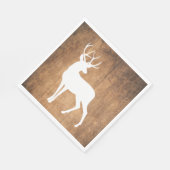 Vintaga Beauty Wood & Deer Serviette (Ecke)