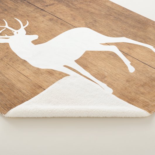 Vintaga Beauty Wood & Deer Sherpadecke (3/4)