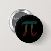 Vintage 10000 Ziffern i-Zeichen - Mathematik - Button (Vorne & Hinten)