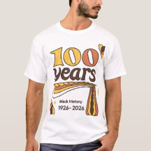 Vintage 100 Jahre schwarze Geschichte 1926-2026 Ge