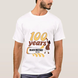 Vintage 100 Years Black History 1920-2026 Celebrat T-Shirt