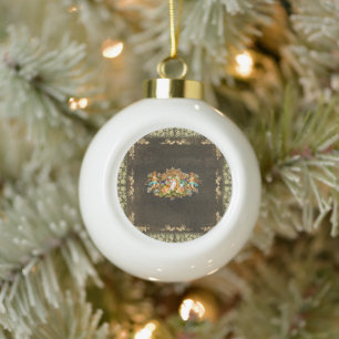 Vintage 114 keramik Kugel-Ornament