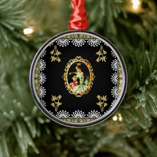 Vintage 115 ornament aus metall (Baum)