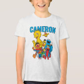 Vintage 123 Sesame Street Tri-Blend Shirt (Vorderseite)