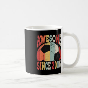 Vintage 13. Geburtstag Fußball Großartig Seit 2006 Kaffeetasse