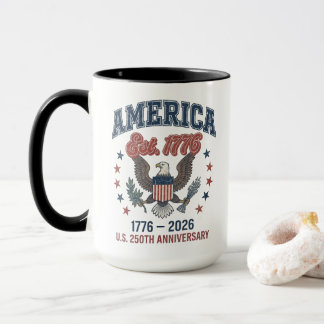 Vintage 1776-2026 USA 250. Jubiläum Keramik Tasse