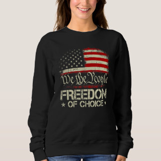 Vintage 1776 Amerikanische Flagge We The People Fr Sweatshirt