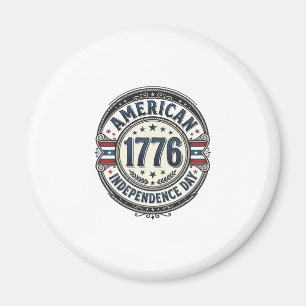 Vintage 1776 Amerikanischer Unabhängigkeitstag-Shi Magnet