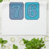 Vintage 1776 patriotisches Patchwork Geschirrtuch (Gefaltet)