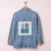 Vintage 1776 patriotisches Patchwork Jeansjacke (Hangar)