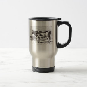 Vintage 1800er Jahre Große Holländische Kuh Retro Reisebecher