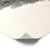 Vintage 1800er Jahre Schafschau-Illustration Retro Poster (Ecke)