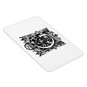 Vintage 1800er-Letter-G-Monogramm-Illustration Magnet (Rechte Seite)